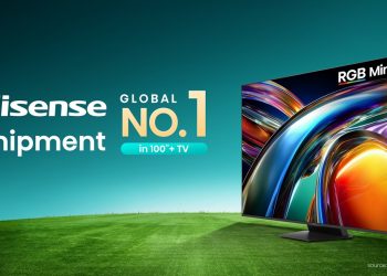 Hisense TV 100 pollici guida il Q1 2026 con il 55,2% globale