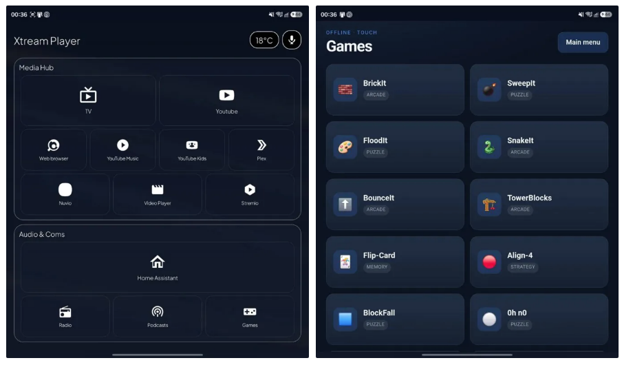 Android Auto si trasforma in console con il nuovo Xtream Player