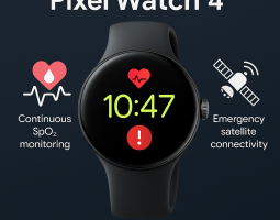 Pixel Watch 4: monitoraggio SpO2 continuo e SOS satellitare