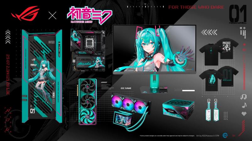 ROG presenta la collection Hatsune Miku limitata