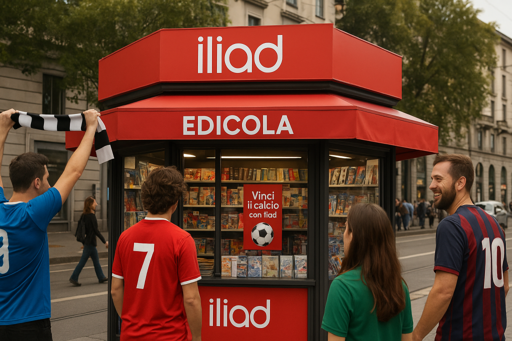 iliad porta un’edicola speciale a Milano