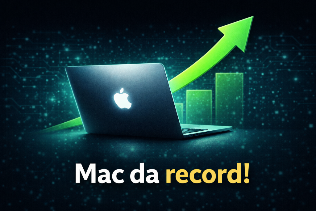 Mac record: Apple firma un nuovo debutto