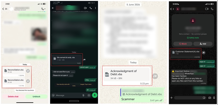 Malware WhatsApp: attacco tramite file falsi