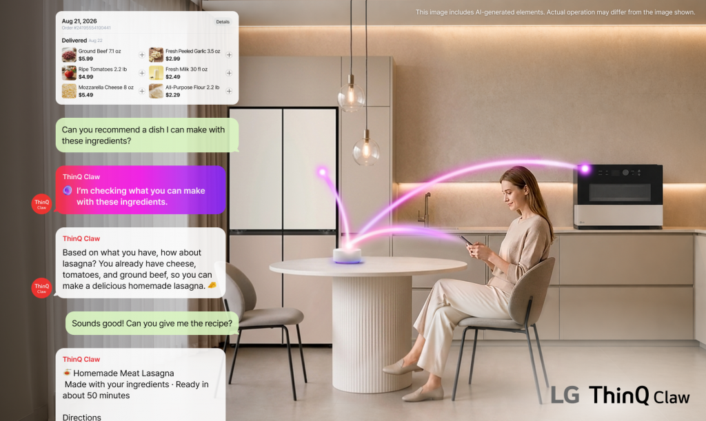 LG AI Home cambia passo a IFA 2026 con ThinQ Claw