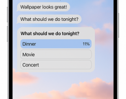 iOS 26: sfondi condivisi e sondaggi in Messaggi, novità ispirate a WhatsApp