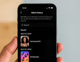 Watch history per Reels: arriva su Instagram una bacheca per i video visti
