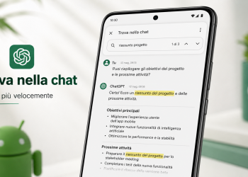 ChatGPT Android: in arrivo “Find in chat”