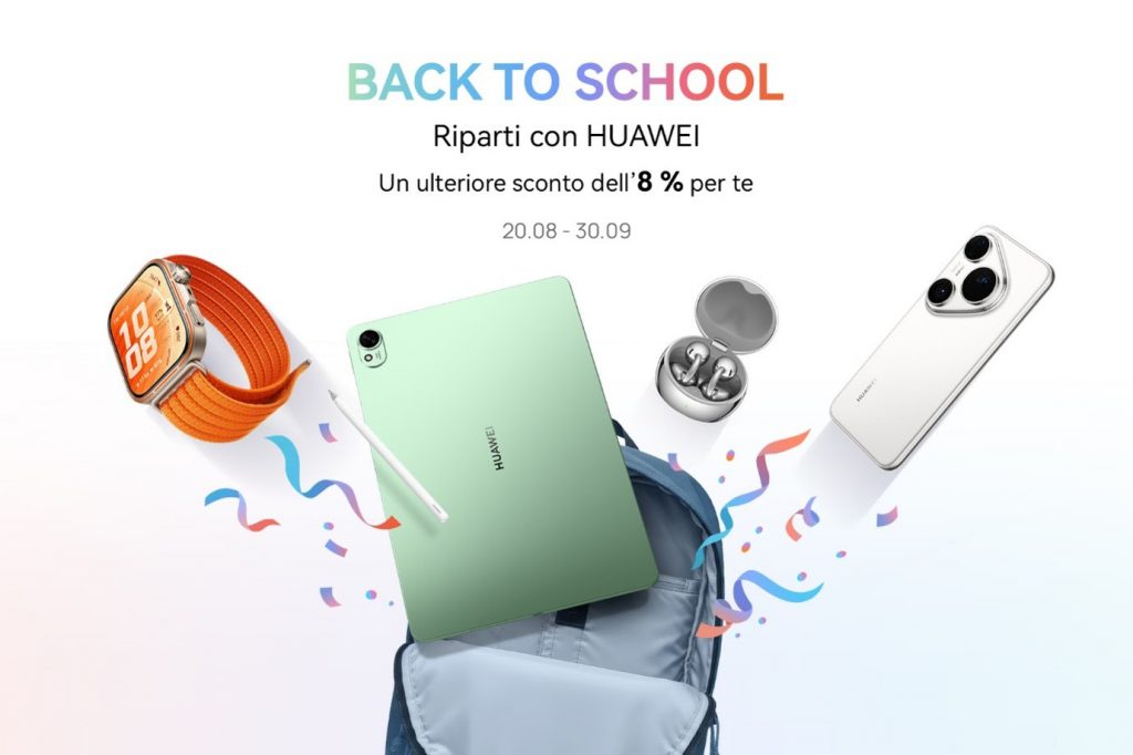 Huawei Store: Back To School con sconti fino al 30 settembre