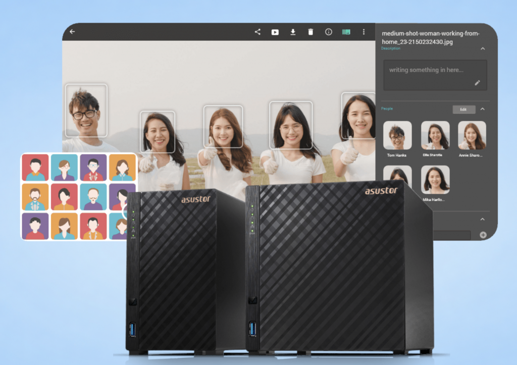 ASUSTOR Photo Gallery aggiornata: volti offline