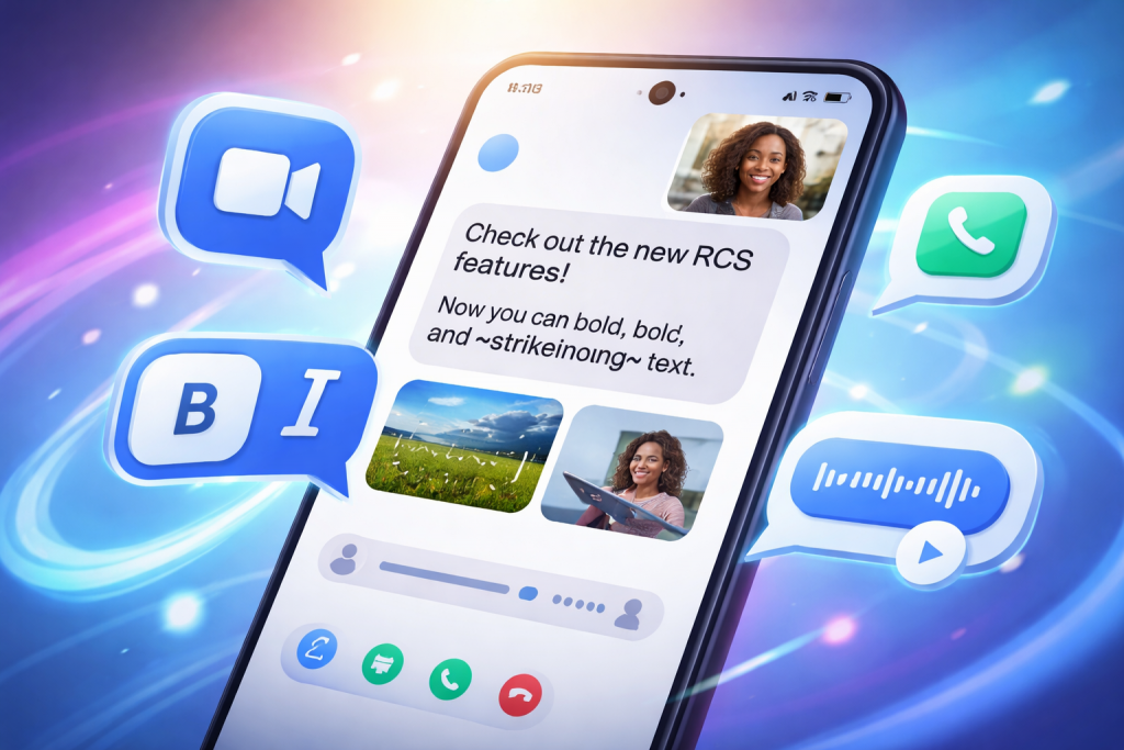 Aggiornamento RCS: arrivano videochiamate e testo formattato