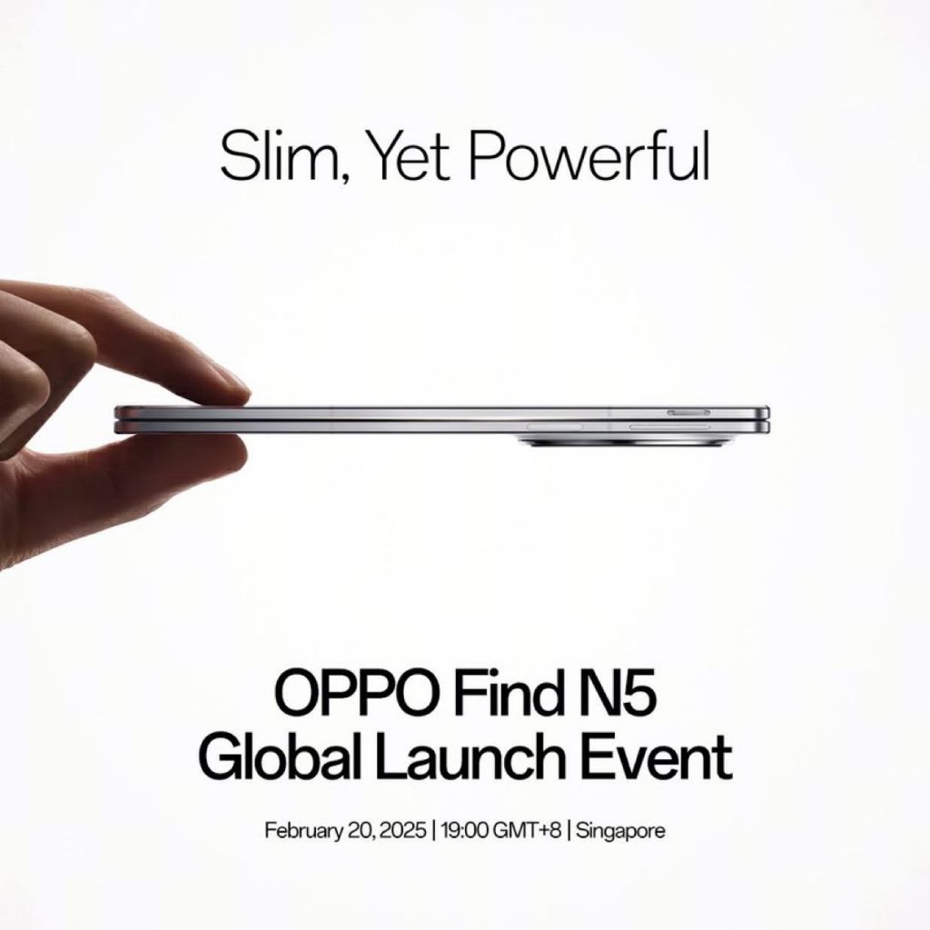 Oppo Find N5 compare in un unbox ufficiale