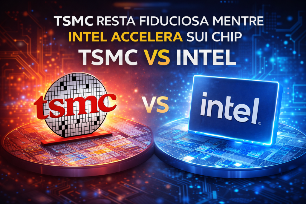 TSMC resta fiduciosa mentre Intel accelera nella produzione