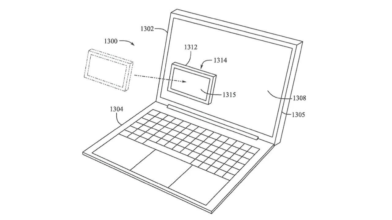 Apple brevetta un'idea di fotocamera MacBook che potrebbe eliminare il notch