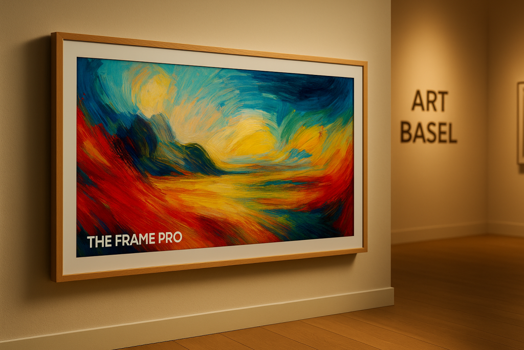 Art Basel Paris 2025 viene portata da Samsung Art Store nei salotti di casa