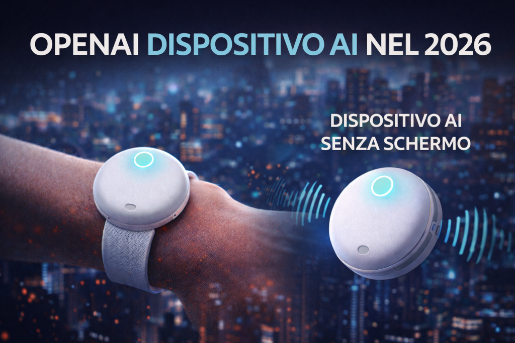 OpenAI si prepara al primo dispositivo AI nel 2026