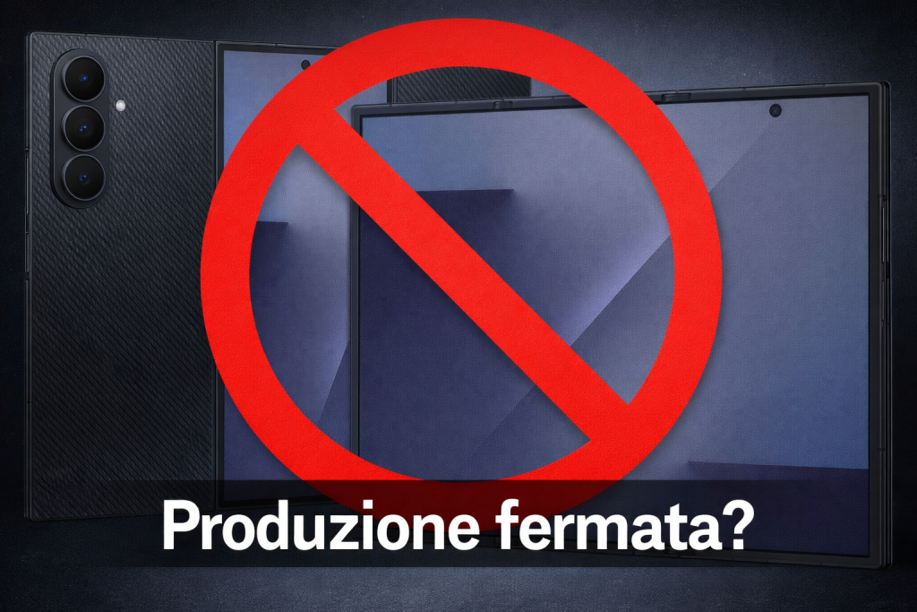 Galaxy Z TriFold: produzione fermata nonostante i sold out
