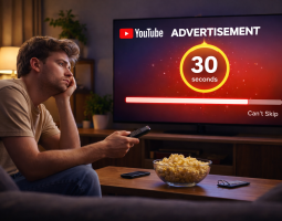 Pubblicità YouTube TV: spot da 30s non skippabile