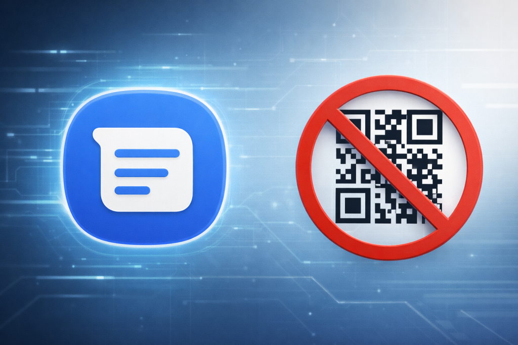 Google messaggi web dice addio al QR