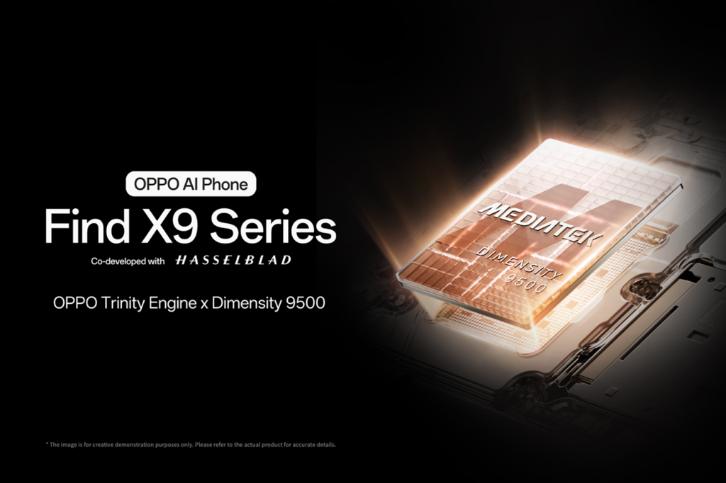 OPPO annuncia la serie Find X9 con MediaTek Dimensity 9500