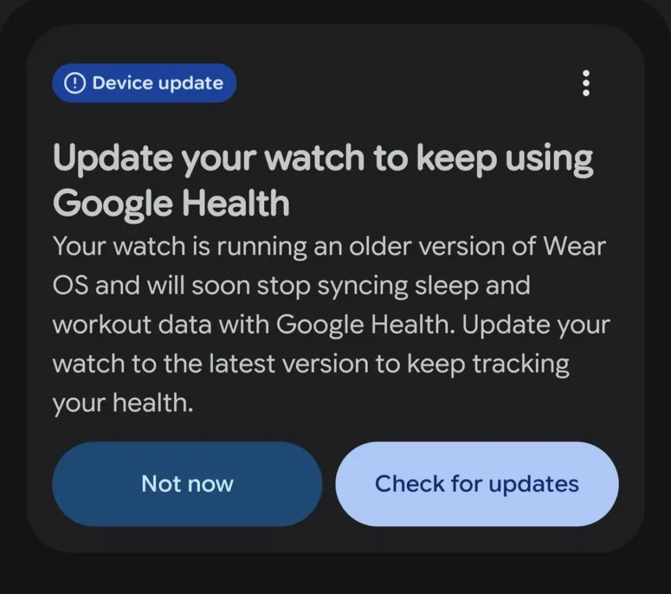 Pixel Watch riceve un falso allarme: Google Health Sync resta