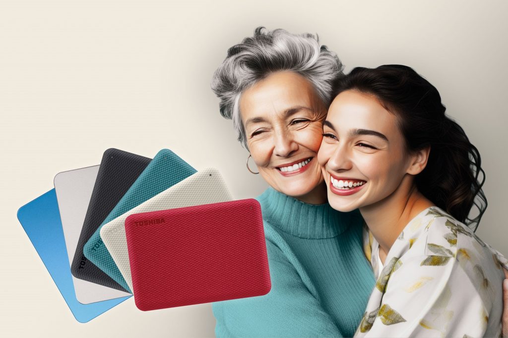 Toshiba Canvio: hard disk colorati per la festa della mamma