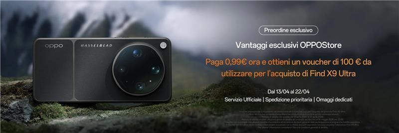 Oppo Find X9 Ultra: Oppo dà il via ai preordini