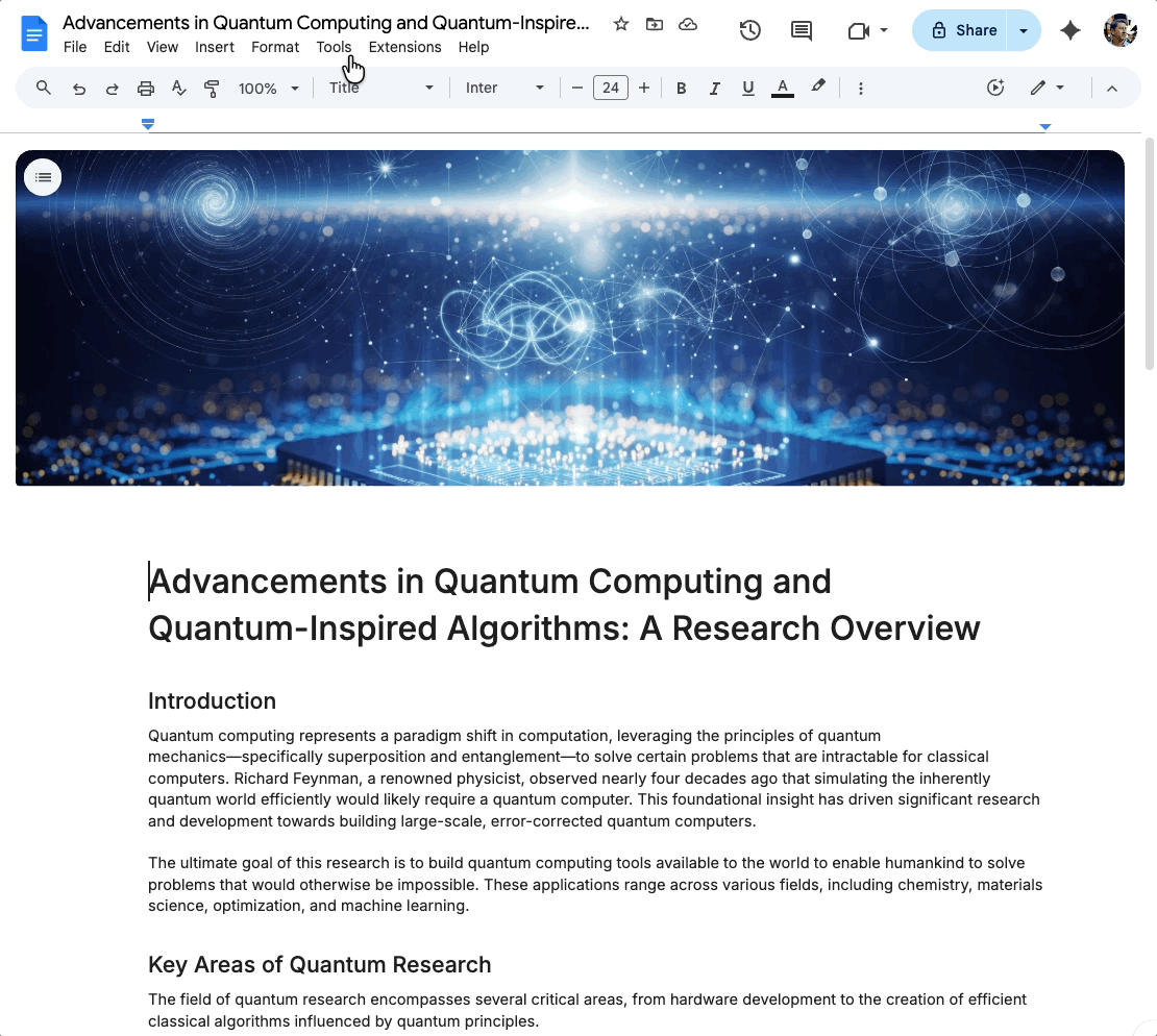 Gemini Google Docs: svolta accessibilità