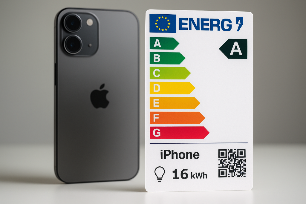 Apple aggiunge etichetta di efficienza energetica per iPhone e iPad in Europa