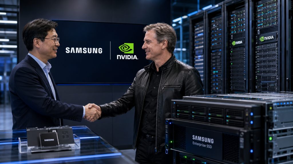 Samsung aumenta la NAND per servire i server AI NVIDIA