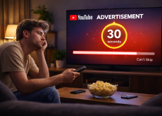 Pubblicità YouTube TV: spot da 30s non skippabile