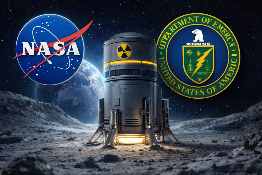 NASA e Department of Energy: reattore nucleare sulla Luna entro il 2030