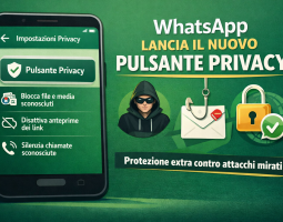WhatsApp introduce un nuovo nuovo pulsante privacy