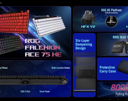 ROG Falchion Ace 75 HE, tastiera gaming da 8000 Hz