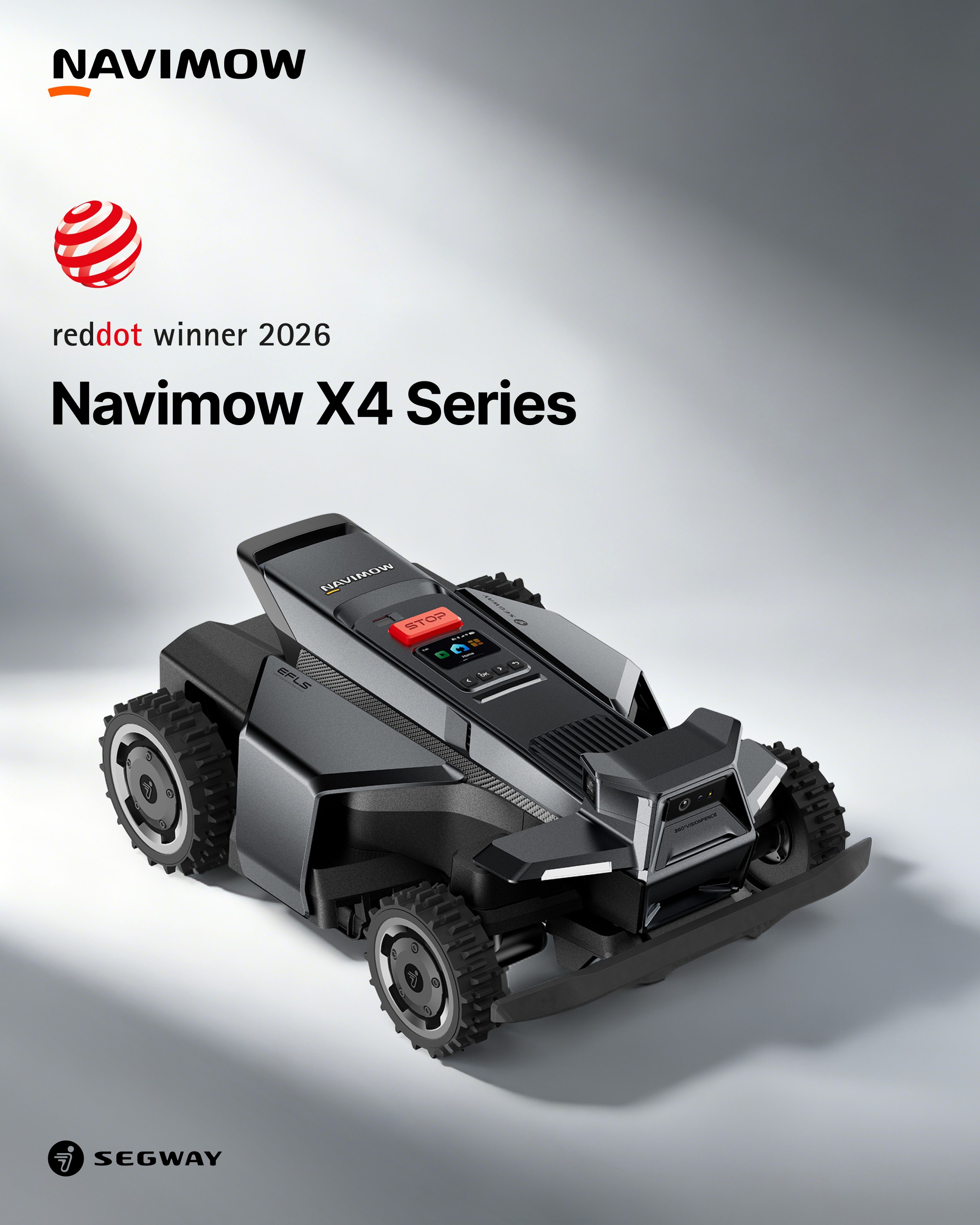 Navimow X4 e H2 vincono due Red Dot