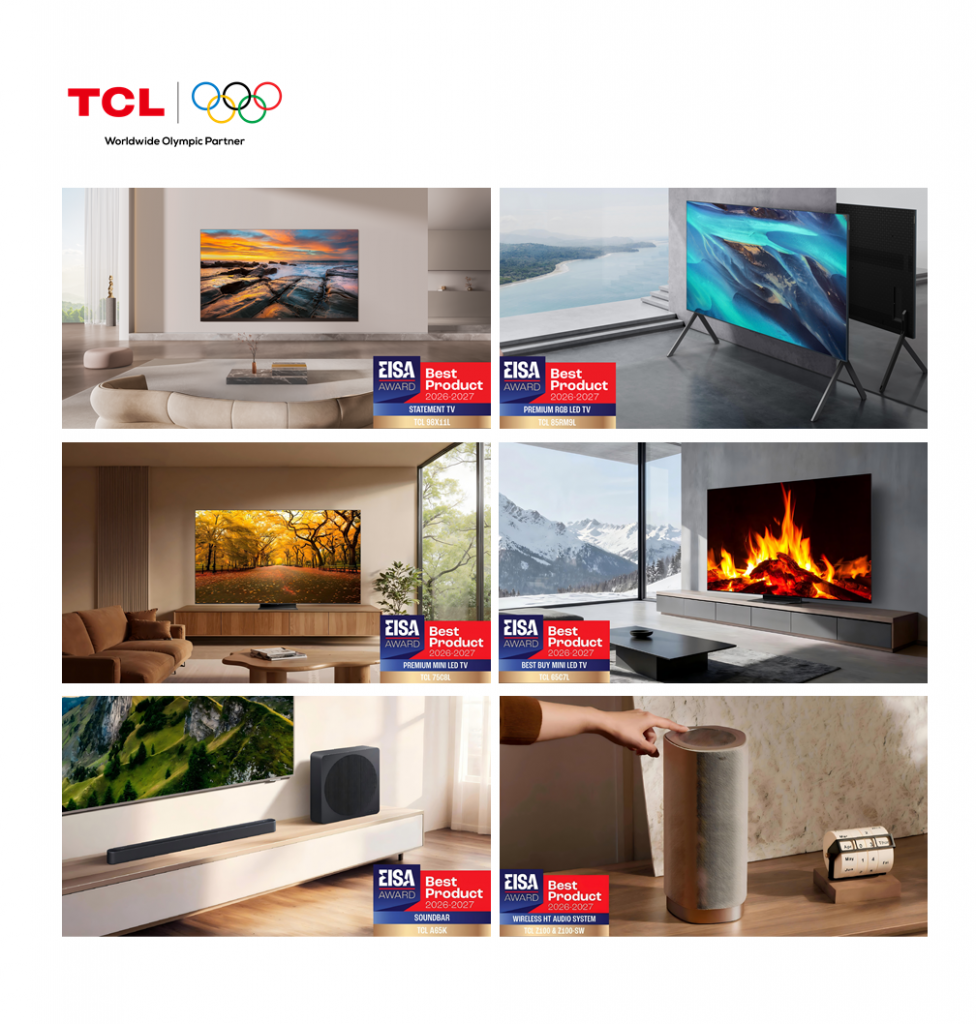 TCL EISA Awards: sei premi tra TV e audio