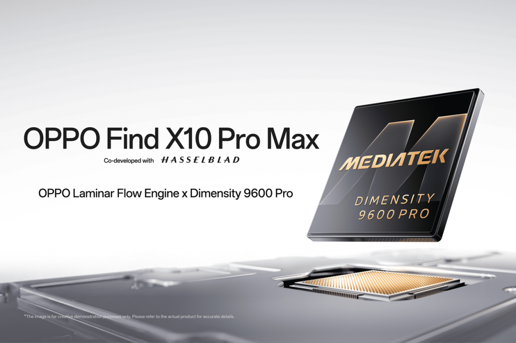 OPPO Find X10 Pro Max debutta con Dimensity 9600 Pro a 2 nm