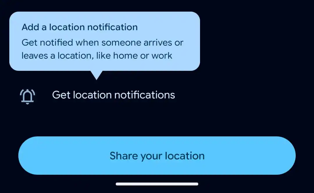Find Hub: notifiche posizione su Android