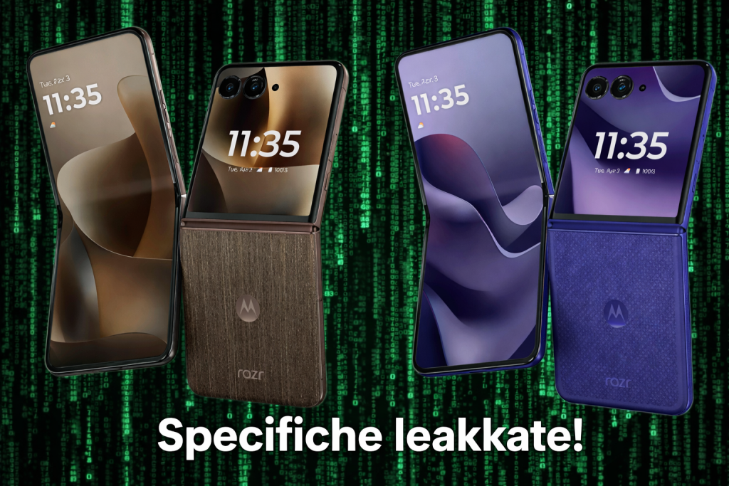Motorola Razr 70 Ultra: specifiche leakkate