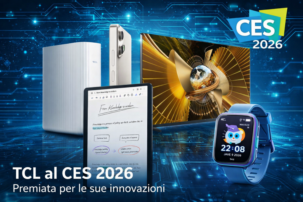 TCL al CES 2026 premiata per le sue innovazioni