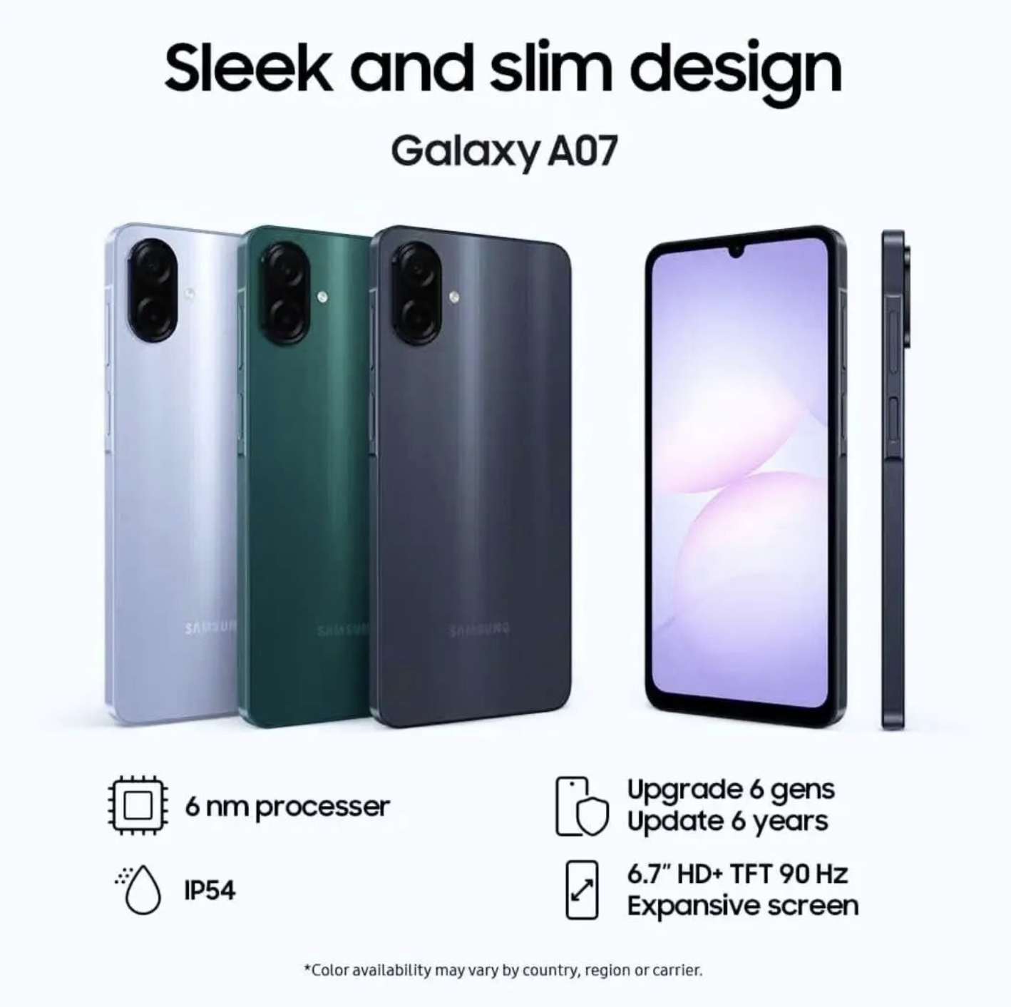 Galaxy A07: il nuovo smartphone economico di Samsung in arrivo con importanti upgrade