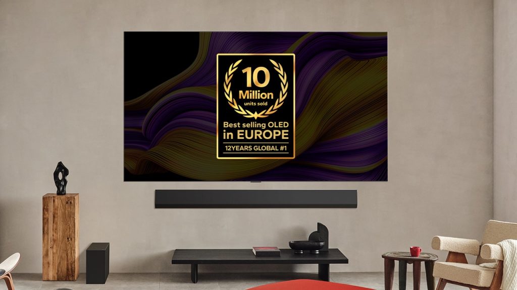 LG annuncia un traguardo storico: 10 milioni di TV OLED venduti in Europa
