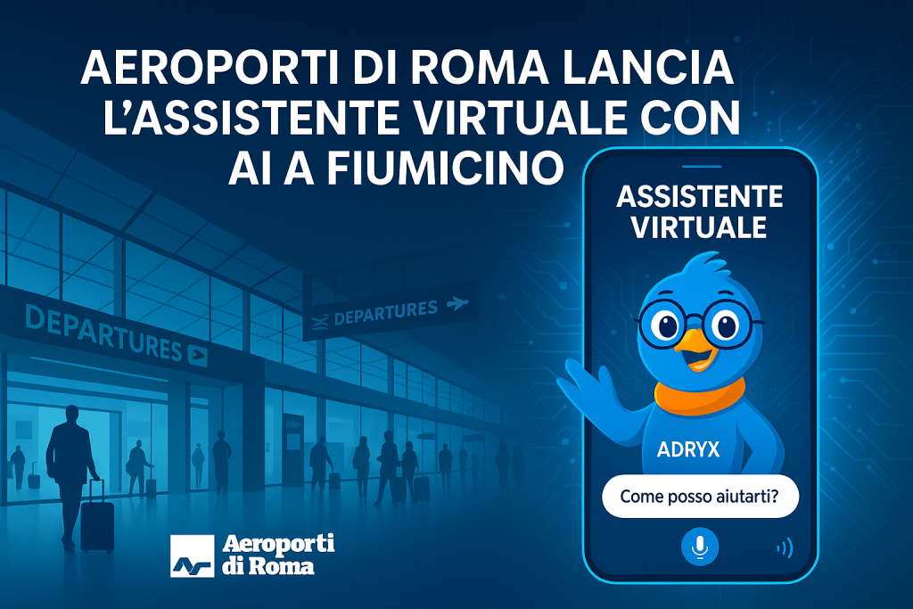 Aeroporti di Roma lancia l’Assistente Virtuale AI con AWS e Storm Reply per un’esperienza di viaggio più intelligente