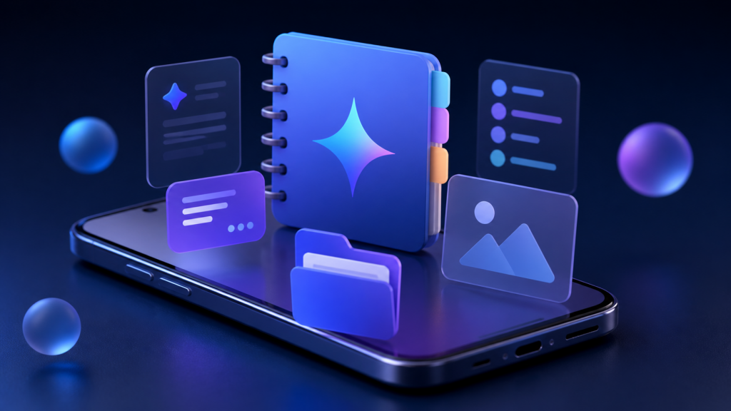 Gemini Notebooks gratis arriva su mobile