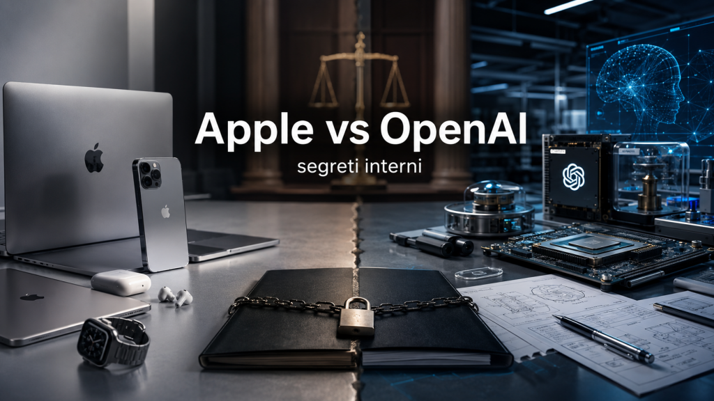 Apple accusa OpenAI di aver usato segreti interni