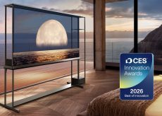 LG trionfa ai CES 2026 Innovation Awards con il TV trasparente OLED T