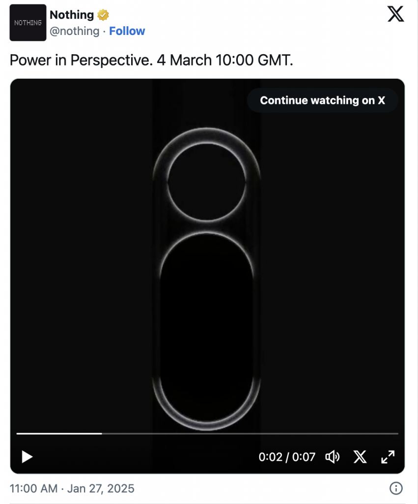 Nothing presenterà 2 nuovi smartphone il 4 Marzo