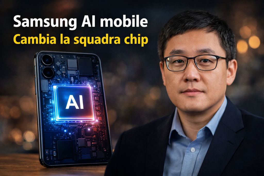 Samsung AI mobile: cambia la squadra per i chip