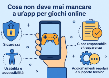 Cosa non deve mai mancare a un’app per giochi online