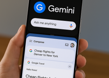 Gemini split-screen arriva sugli smartphone