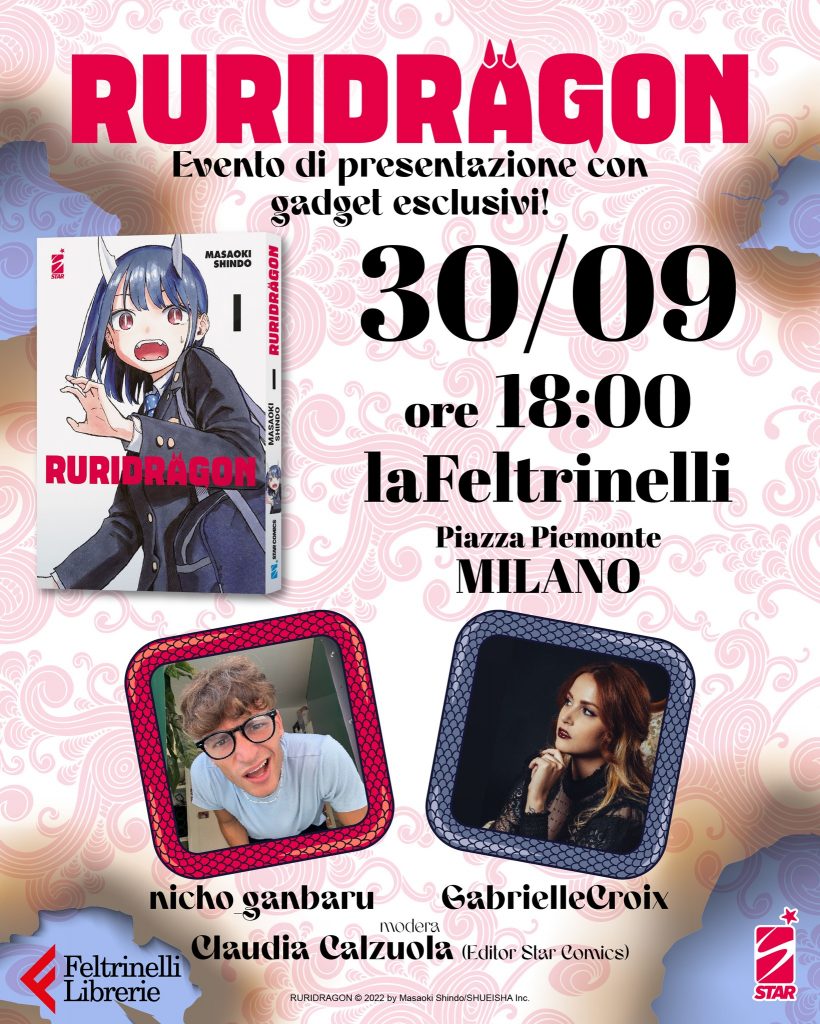 RuriDragon arriva in Italia: il manga fenomeno di Jump+ con Star Comics